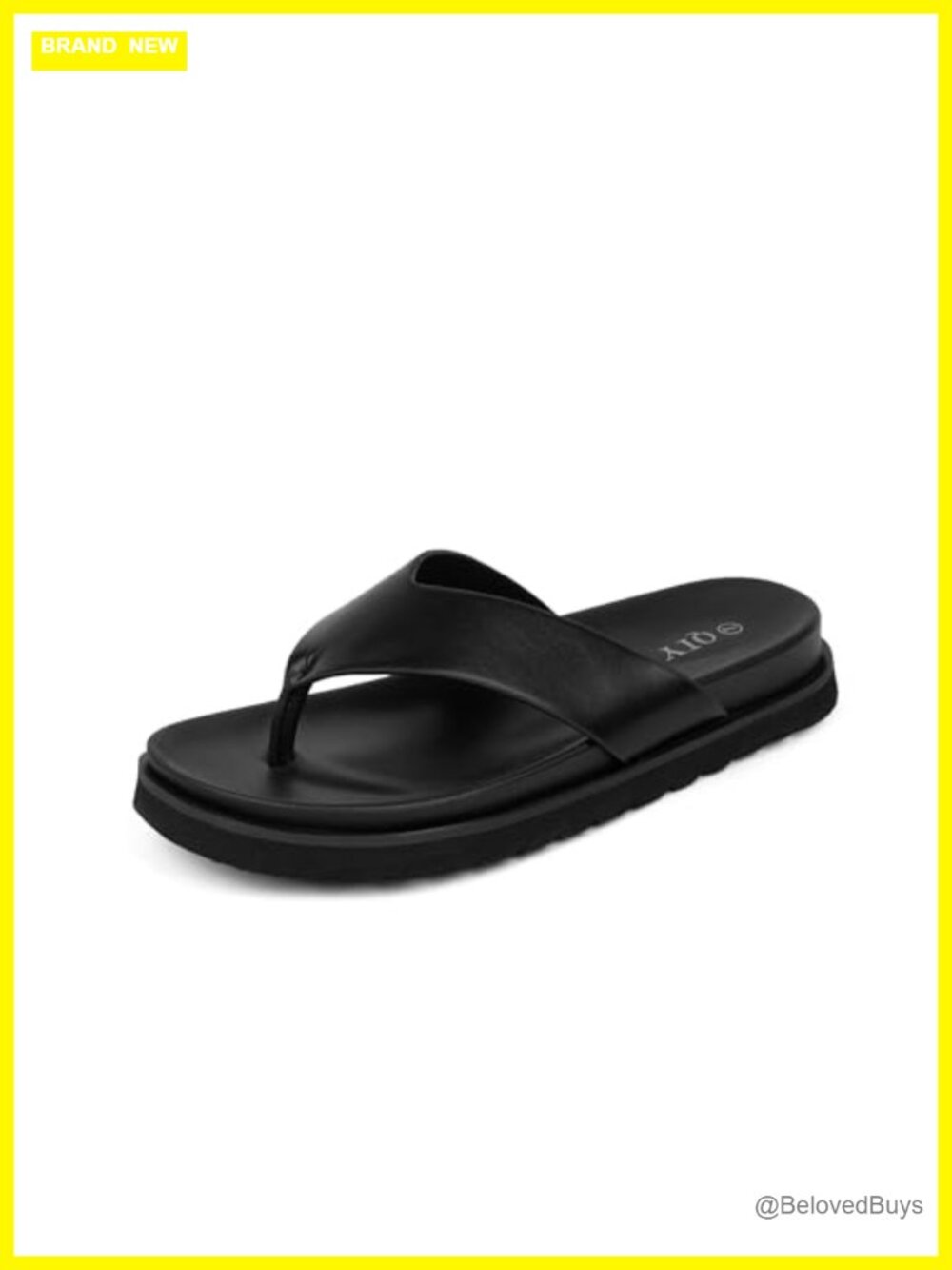 Women Platform Thong Flip Flops Sandals Thick Cushioned Footbed Slides